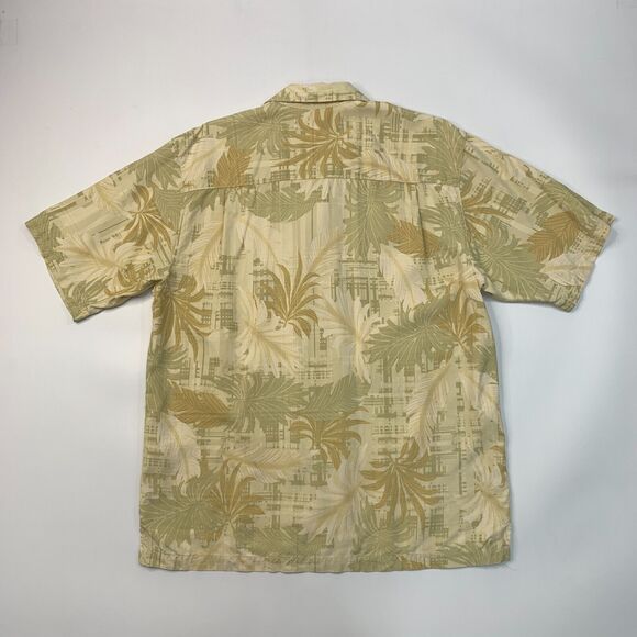 Vintage Tommy Bahama Shirt Mens L Large Silk Button Up Hawaiian Floral Beach - Picture 5 of 10